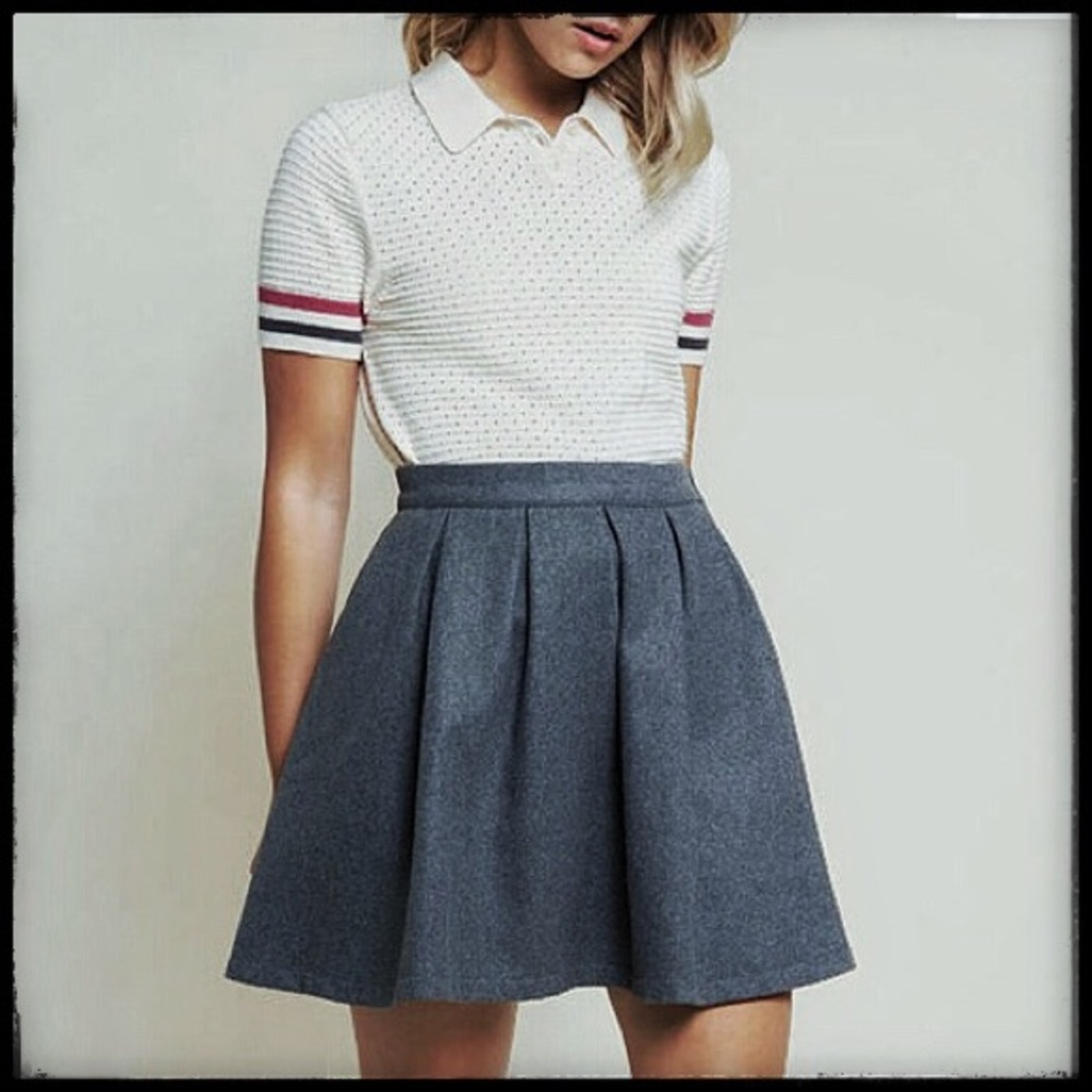 COPY - ModCloth “Brisk-Taker” Wool Mini